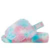 Ugg (wmns)  Fluff Yeah Slide 'blue Pink' In Multi