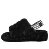 Ugg (wmns)  Fluff Yeah Slide Thick Sole Slipper Black