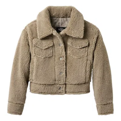 Ugg (wmns)  Frankie Short Trucker Jacket 'cobblestone' In Brown