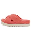 Ugg (wmns)  Fuzz Sugar Terry Cross Slide 'pink'