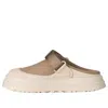 Ugg W Goldenglow Canvas Clog In Brown
