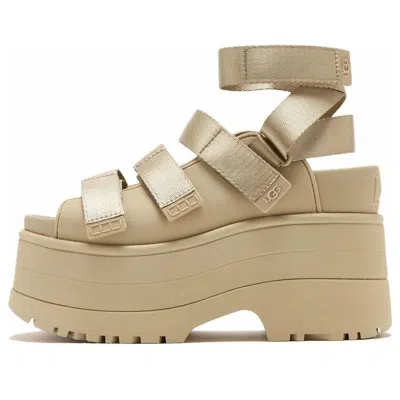 Ugg (wmns)  Goldenrise Platform Sandals 'mustard Seed' In Yellow