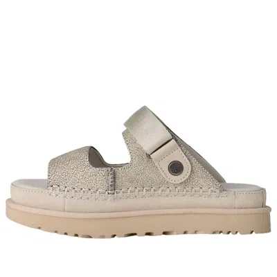 Ugg (wmns)  Goldenstar Crackle Glide Sandals 'crackle White' In Neutral