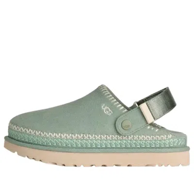 Ugg (wmns)  Goldenstar Meadow Accent Clog 'artichoke' In Green