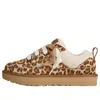 Ugg Leather Low-top Sneakers In Animal Print