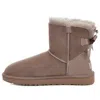 Ugg (wmns)  Mini Bailey Bow Ii Boot Fleece Lined Snow Boots