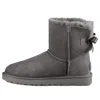 Ugg (wmns)  Mini Bailey Bow Ii Boot Snow Boots Grey