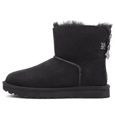 Ugg (wmns)  Mini Bailey Bow Ii Exotic Boot 'black'