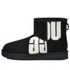 Ugg (wmns)  Mini Broken Logo Boot 'black White'