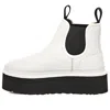 Ugg (wmns)  Neumel Platform Chelsea Boot 'pebbled White'