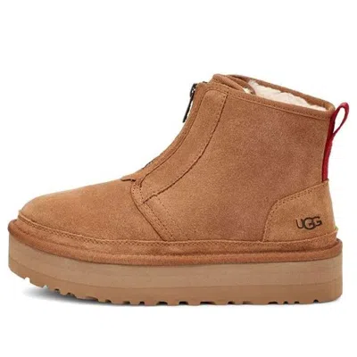 Ugg (wmns)  Neumel Platform Zip 'chestnut' In Brown