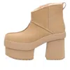 Ugg (wmns)  New Heights Platform Mini 'brown' In Yellow