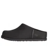 Ugg Slip-on Sabot Shoes With Rounded Toe And Matte Finish In Black