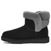 Ugg (wmns)  Saniya Mini Suede Classic Boot 'black'