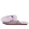 Ugg (wmns)  Shaine Fluff Lightweight Cozy Flat Plush Slipper Pink Purple