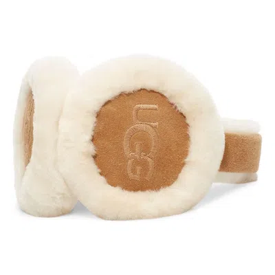 Ugg (wmns)  Sheepskin Embroidery Earmuff 'chestnut' In Neutral