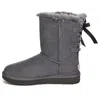 Ugg (wmns)  Short Bow Stiefel Fleece Lined Gray