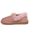 Ugg Platform Suede Flat Mules In Pink
