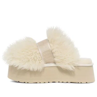 Ugg (wmns)  Sustainable Fluff Momma Slide 'white' In Neutral