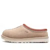 Ugg Tasman Suede Slippers With Shearling Lining In Neutral