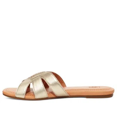 Ugg (wmns)  Teague Brown Gold Color Slippers 'brown Gold' In Multi