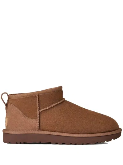 Ugg Woman "classic Ultra Mini" In Brown