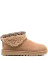 Ugg Suede Classic Ultra Mini Flatform Boots 30 In Multi
