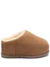 Ugg Slipper Chestnut Rubber Sole In Brown