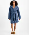Ugg Aarti Faux Shearling Hooded Robe In Sea Level