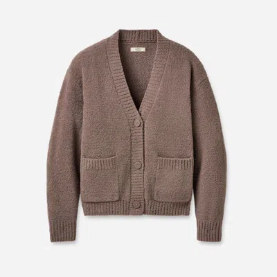 Ugg ® Women's Adalynne Cardigan Polyester Tops In Allspice In Brown