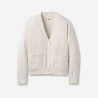 Ugg ® Women's Adalynne Cardigan Polyester Tops In Cream In Neutral