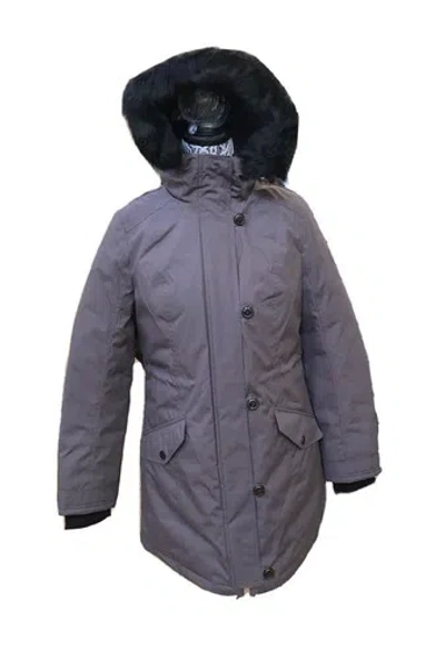 Pre-owned Ugg Women Adirondack Dark Grey Gray 3 In 1 Hooded Down Parka Jacket Coat Size M