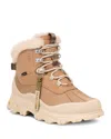 Ugg Adirondack Meridian Leather Shearling Hiker Boots In Beige