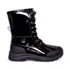Ugg Women's Adirondack Iii Patent Boots In Black In Black