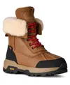 Ugg Round-toe Lace-up Boots In Brown