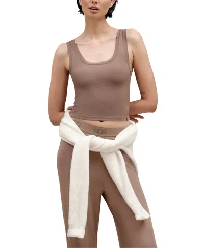 Ugg Women's Adrianne Sleep Tank Top In Brown