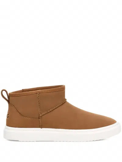 UGG WOMEN'S ALAMEDA MINI BOOTS IN CHESNUT