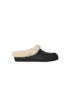 Ugg Ansley Leather Mule Slippers In Black