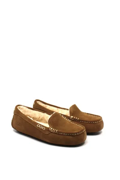 Ugg Women's Ansley Loafer In Chestnut In Brown