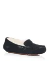 Ugg Ansley Suede Slippers In Black