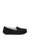 Ugg Ansley Womens Suede Slip On Loafers In Black