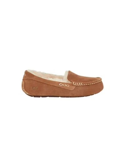 UGG WOMEN'S ANSLEY SLIPPERS IN CHESTNUT