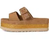Ugg Women's Aubrey Slide Sandal In Chestnut In Pink