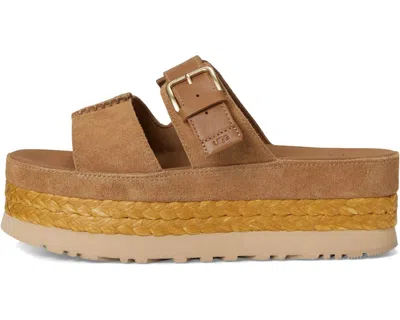 Ugg Women's Aubrey Slide Sandal In Chestnut In Pink
