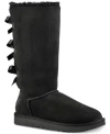 Ugg Women's Bailey Bow Tall Ii Boot In Black In Black