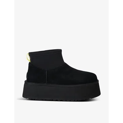 UGG WOMENS UGG CLASSIC MINI DIPPER SUEDE BOOTS
