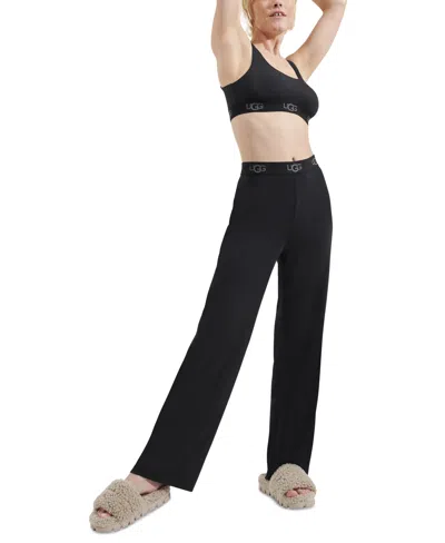 Ugg Britta High Rise Wide Leg Pants In Black