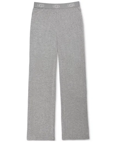 UGG WOMEN'S BRITTA HIGH-RISE WIDE-LEG PAJAMA PANTS