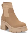 Ugg Women's Brooklyn Waterproof Chelsea Booties In Mustard Seed