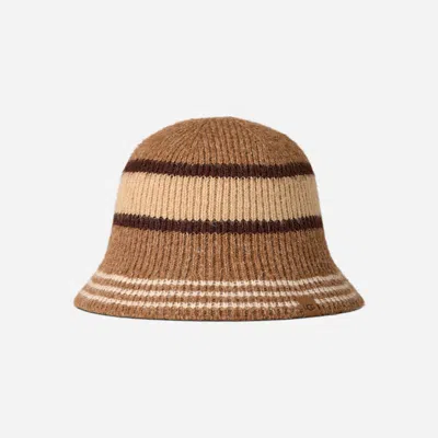 Ugg ® Women's Brushed Bucket Hat Polyester Blend In Chestnut Multi